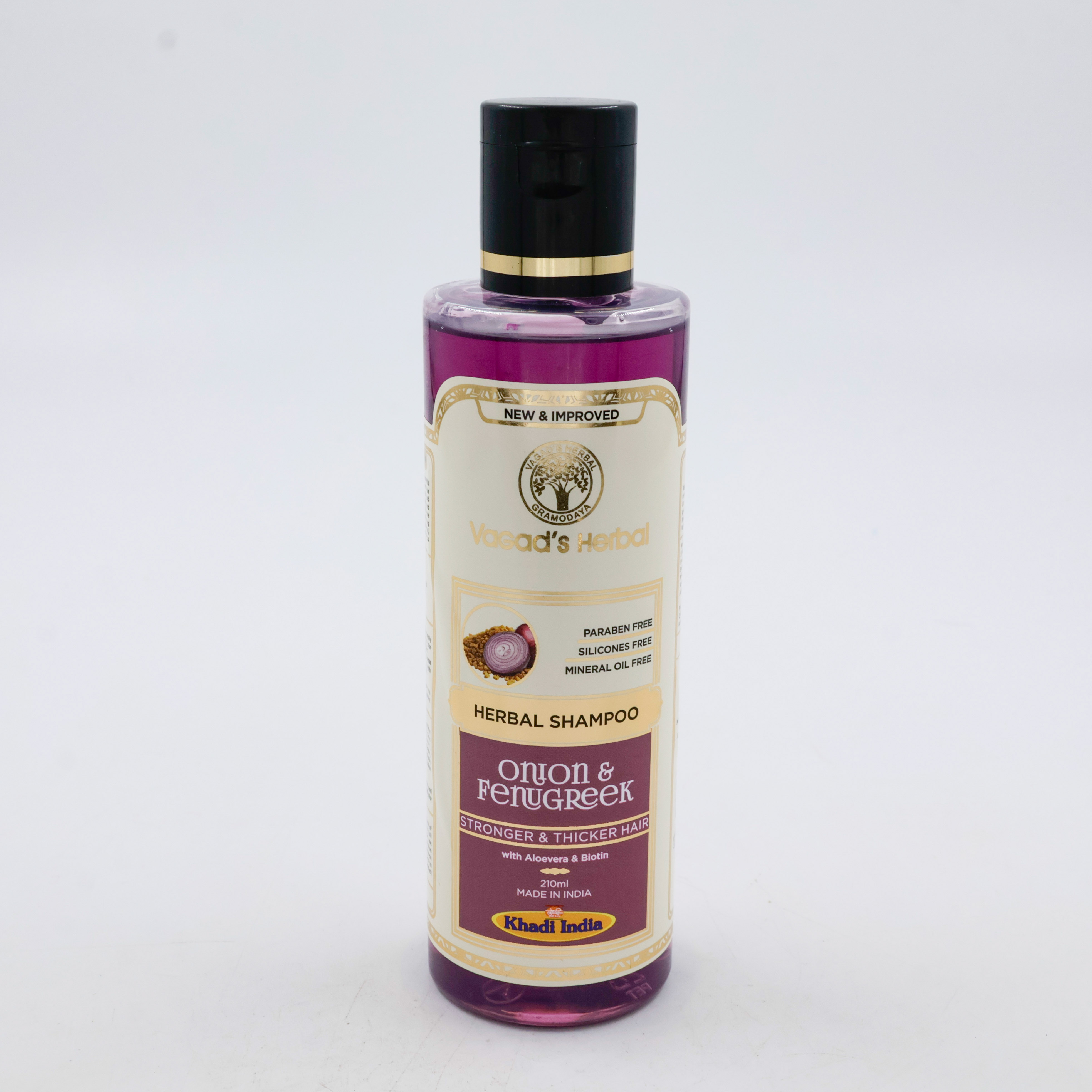 Khadi India Shampoo Onion Fenugreek 210 ml